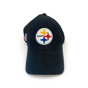 Pittsburgh Steelers Black Cap NFL Football OSFA Adjustable Pennsylvania - Picture 1 of 11
