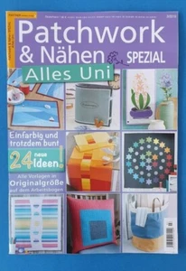 Patchwork & Nähen Spezial 3/2019 Alles Uni ungelesen 1A abs. TOP - Bild 1 von 1