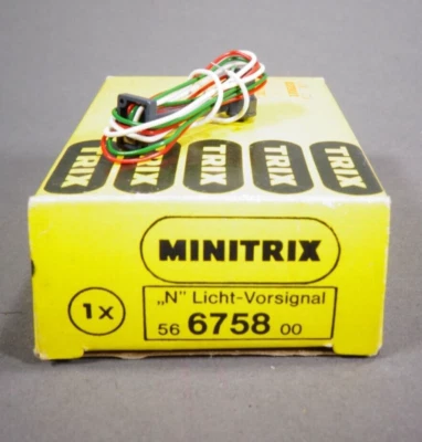 Minitrix 6758 Señal Eléctrica Escala 1/160 Calibre N Nuevo de Lote Antiguo Foto 1 de 4
