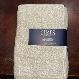 Chaps Home Badetuch hellbraun 27 x 54 Neu mit Etikett - Bild 1 von 7