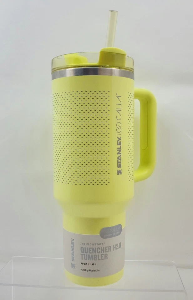 Stanley x Calia 40oz Flowstate Quencher H2.0 Tumbler Pale Green Limited Edition