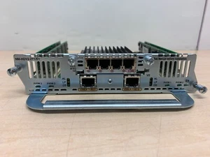 Cisco NM-HDV2-2T1/E1 Module 4x PVDM2-64 - VIC2-4FXO - Picture 1 of 3