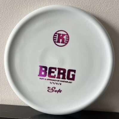 全新 白色 Kastaplast K1 Soft Berg 174g 品红 铝箔 过稳定推杆 220525 — 第 1/2 张图片