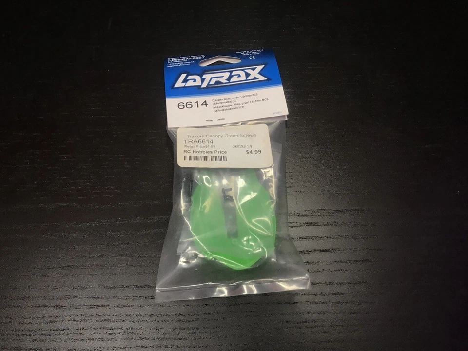 TRAXXAS Canopy Green/Screws TRA6614 - Image 1 of 1