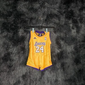 Adidas Kobe Bryant LA Lakers Romper 18 Months Jersey NBA Yellow Gold toddler - Picture 1 of 9