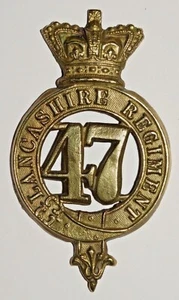 BRITISH MILITARY CAP BADGES, The 47th Lancashire Regiment of Foot 1874-81 - Picture 1 of 2