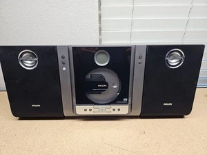 Philips Micro System MC235B/37 Music FM/AM CD Player Aux no Remote WORKS - Bild 1 von 11
