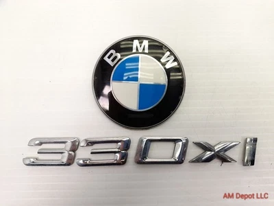 2002 BMW 330xi E46 Sedan Trunk Lid Badge Letter Set 74mm 51148219237 - Image 1 of 3