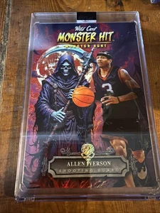 2025 Wild Card Monster Hit Monsterjagd Mammut Karte Allen Iverson 1/1 - Bild 1 von 2