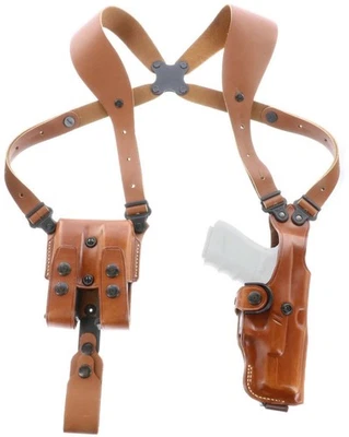 Galco 4.0 Leather Shoulder Holster System, Fits 1911, 5" Barrel, : VHS4-212 - Image 1 of 4