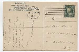Chicago IL 1911 máquina de marcado de tiempo cancelar #2 postal [6978,44] - Imagen 1 de 3
