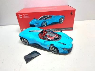 Ferrari Daytona SP3 Closed Top Blu del 2022 - 1/18 Burago Signature - Immagine 1 di 4