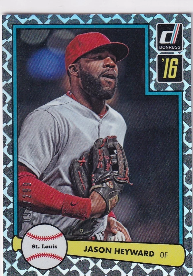 JASON HEYWARD/299 DONRUSS 1982 DISEÑO HOLOMÉTRICO CARDENALES #D82-35 2016 PANINI Foto 1 de 1