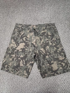 Carhartt Shorts Mens Size 40 B289 LOC Camo Camouflage Cargo Pockets Hiking - Picture 1 of 8