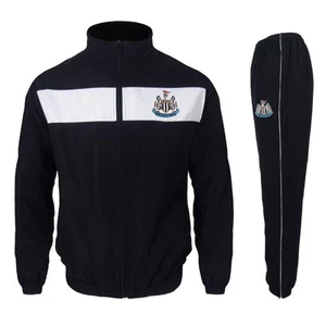 Newcastle United Boys Tracksuit Jacket & Pants Set Kids OFFICIAL Football Gift - Picture 1 of 13