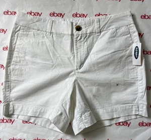 NWT Old Navy Everyday Short 5” Inseam Sz 2 White - Picture 1 of 4