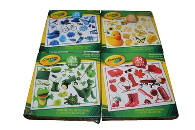 4-Crayola world of Red Blue Yellow Green Jigsaw Puzzles - Image 1 of 4