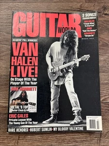 Guitar World Magazine March 1992 Eddie Van Halen - C405 - Imagen 1 de 3