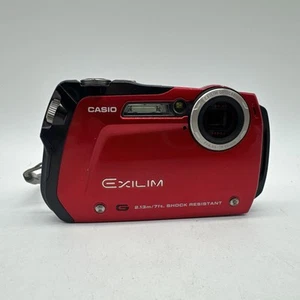 Casio EXILIM EX-G1 12.1MP Digital Camera Shock Resistant Red W/Battery - Picture 1 of 14