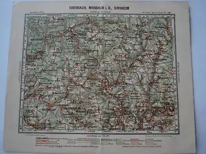 Eberbach Mosbach Sinsheim Hirschhorn Helmstadt Waibstadt Gundelsheim Neudenau - Bild 1 von 1
