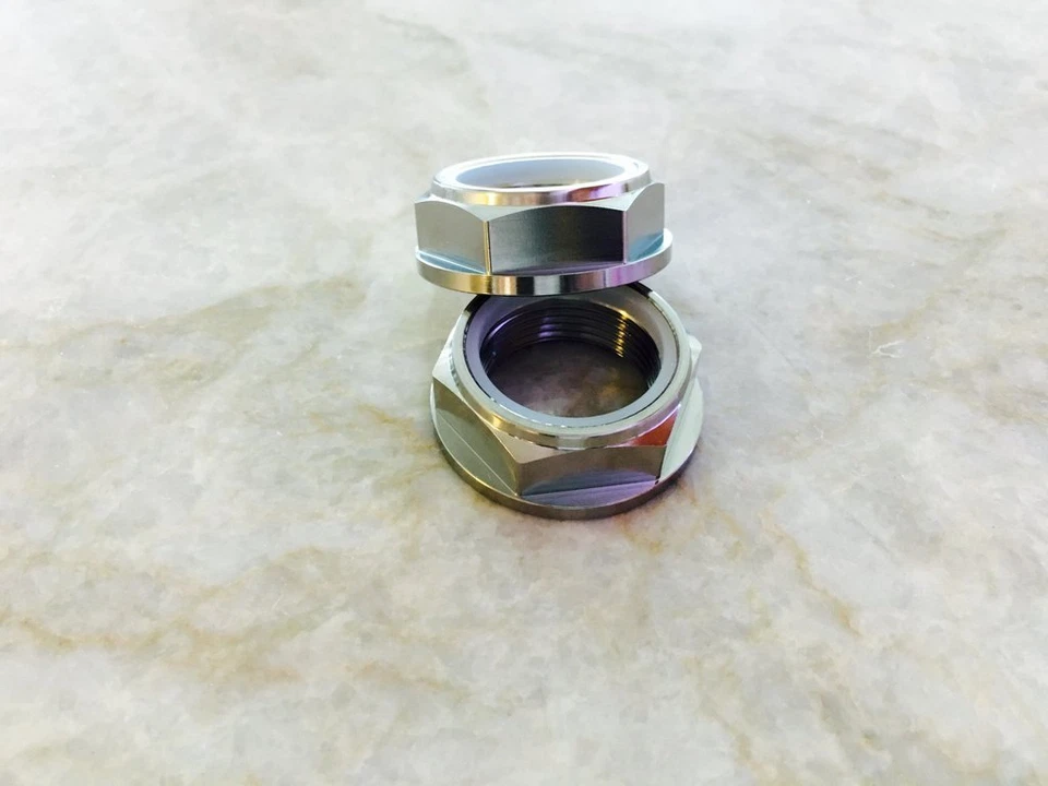 Titanium Axle Nuts for Porsche 911 Boxster/Cayman | 986 996 987 997 - Image 1 of 1