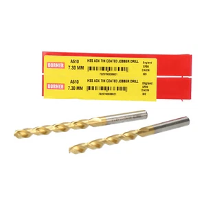 Dormer A5107.3 ADX HSS-TIN spiral drill DIN338 RN 7.3mm (2pcs) New NFP - Picture 1 of 7