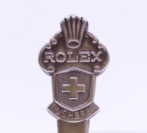 2PC Rolex Switzerland  Stainless Steel Collectible Spoons - Picture 1 of 12