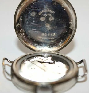 Marguerite Lever frühe Rolex Silber 925 Uhr geschützt 1912 original gemarkt RAR! - Bild 1 von 12