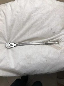 Nice Snap On 3/8" Drive 11.5" Long Chrome Flex Head Ratchet FLF936 - Bild 1 von 24