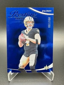 2023 Panini Prestige Derek Carr #209 Xtra Points Blue /399 - New Orleans Saints - Bild 1 von 3