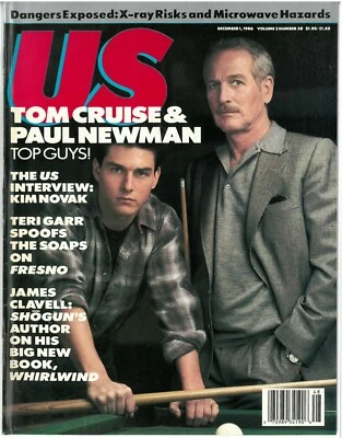 US MAGAZINE DECEMBER 1, 1986 TOM CRUISE, PAUL NEWMAN, TERI GARR, VINTAGE! - Image 1 of 4