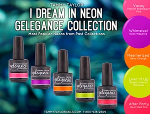 Tammy Taylor  Nails  - Manicure Soak off Gel Neon Colors  - Choose your colors - Picture 1 of 11