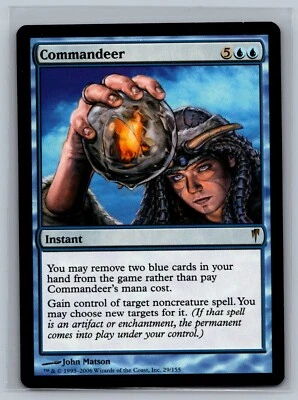 Magic The Gathering Coldsnap Commandeer #29/155 MTG TCG CCG - Image 1 of 2
