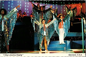 Postal Opryland EE. UU. Hear America Singing Nashville Tennessee Cromo Sin Publicar - Imagen 1 de 2