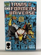 Transformers Universe #3 NM- (Marvel,1987) Sunstreaker, Scavenger and Snarl!