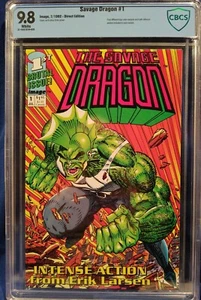 Savage Dragon #1 CBCS 9.8 wp all 4 color  variants set CBCS 9.8 white pages - Picture 1 of 12
