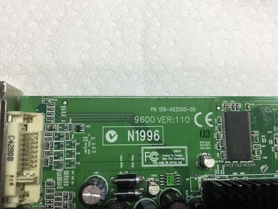 109-A03500-00 Video Graphic Card, Only For Parts. - Image 1 of 4