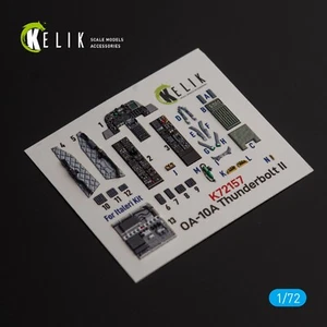 Calcomanías 3D interiores Fairchild Republic OA-10A Thunderbolt para Italeri 1:72 K72157 - Imagen 1 de 6