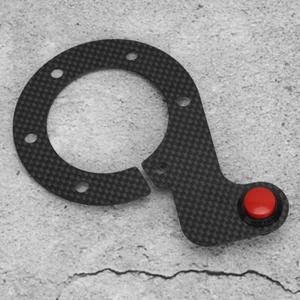 Carbon Fiber External Horn Button Kits for MOMO/OMP/Nardi/Sparco 6Bolts Steering - Picture 1 of 8