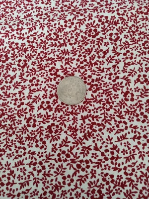  Calico Floral  Cotton Fabric 1 5/8 Yards New Vintage - Image 1 of 2