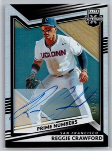 Reggie Crawford 2022 Panini Elite Extra Edition Prime Numbers A Auto /235 #30 - Picture 1 of 2