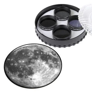 Moon Filter Kit for 1.25" Telescopes – 4 Neutral Density, Sky Glow Filters & - Picture 1 of 5