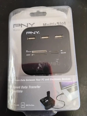 Nuevo lector de tarjetas PNY USB y flash multi ranura Foto 1 de 4