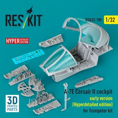 1/32 Reskit RSU32-0189 A-7E Corsair II cabina temprana (edición hiperdetallada) para Foto 1 de 3
