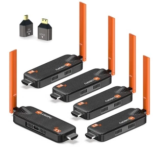 Wireless HDMI Transmitter und 4 Receiver, unterstützt bis zu 6 Empfänger, 5.8G HD... - Bild 1 von 9