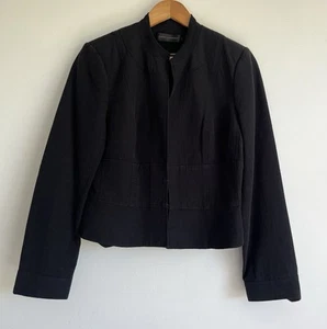 DAVID LAWRENCE Jacket Blazer Size 14 Black - Picture 1 of 5