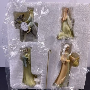 Hawthorne Village Bendiciones Celestiales 4 Belén Ganso Agua Viajero Burro  - Imagen 1 de 23