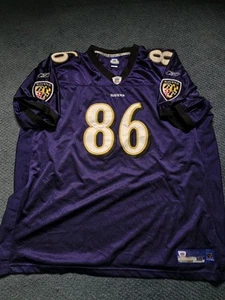 Vintage Reebok NFL On Field Baltimore Ravens Todd Heap Jersey Stitched Mens 60 - Picture 1 of 7