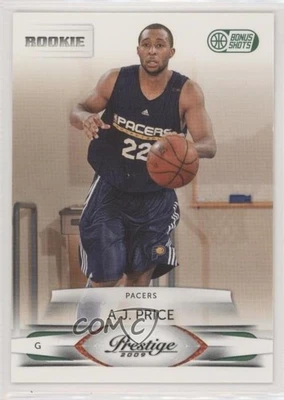 2009-10 Panini Prestige Rookie Bonus Shots Green /25 AJ Price #246 Rookie RC - Image 1 of 2
