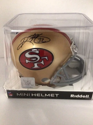 Minicasco firmado por Riddell San Francisco 49ers Ricky Watters Becket Foto 1 de 4